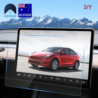 Tesla Model Y 15" CLEAR/MATTE Screen Protector Tempered Glass HD