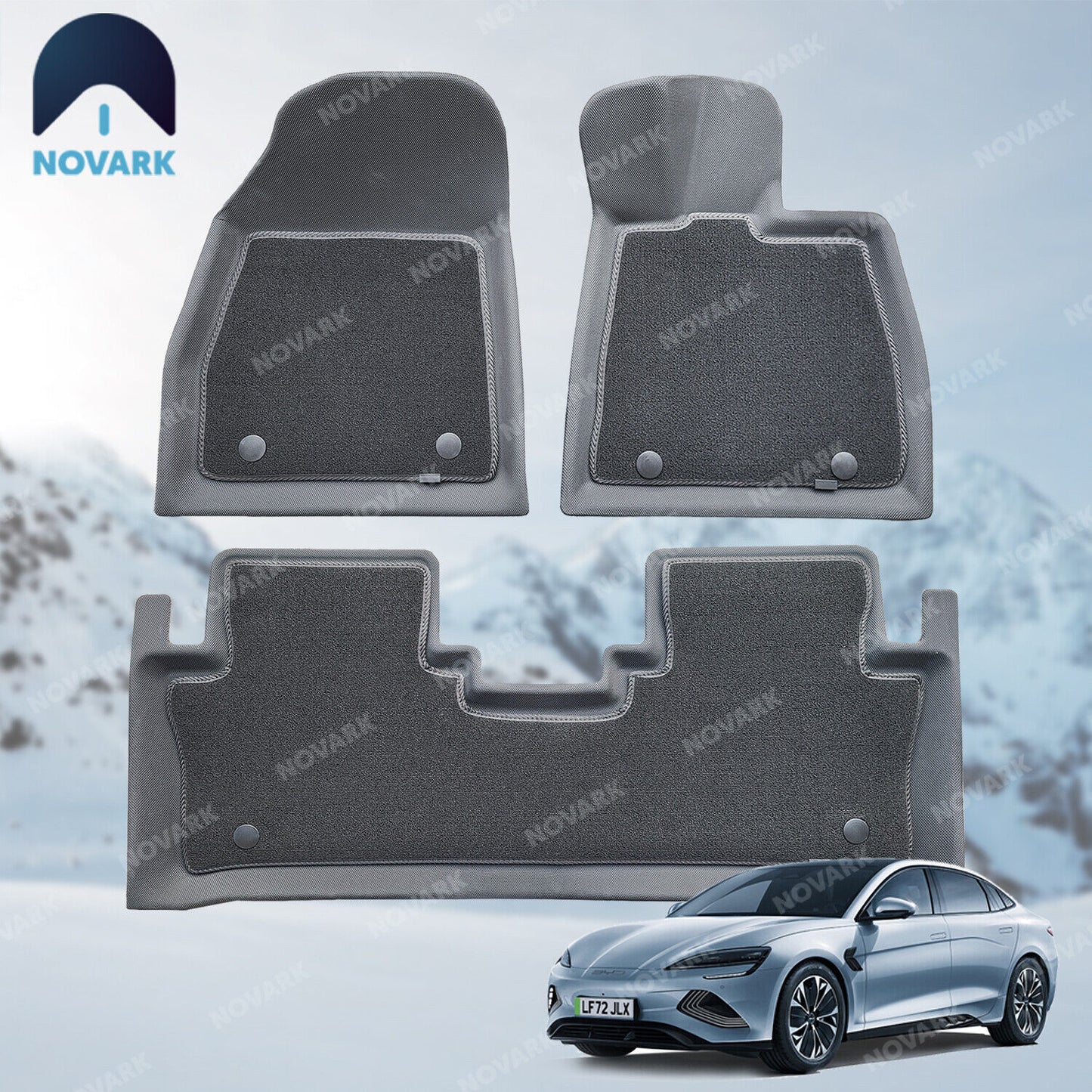 All-Weather BYD Seal Floor Mats Carpet + XPE Boot Liners Trunk Mat Full Set