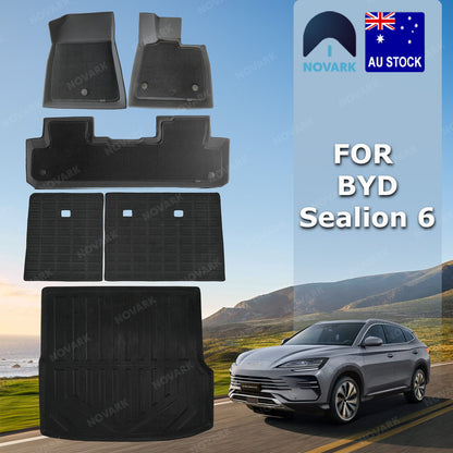 PRE-ORDER! All-Weather BYD Sealion 6 Floor Mats Boot Liner 3D XPE/Carpet