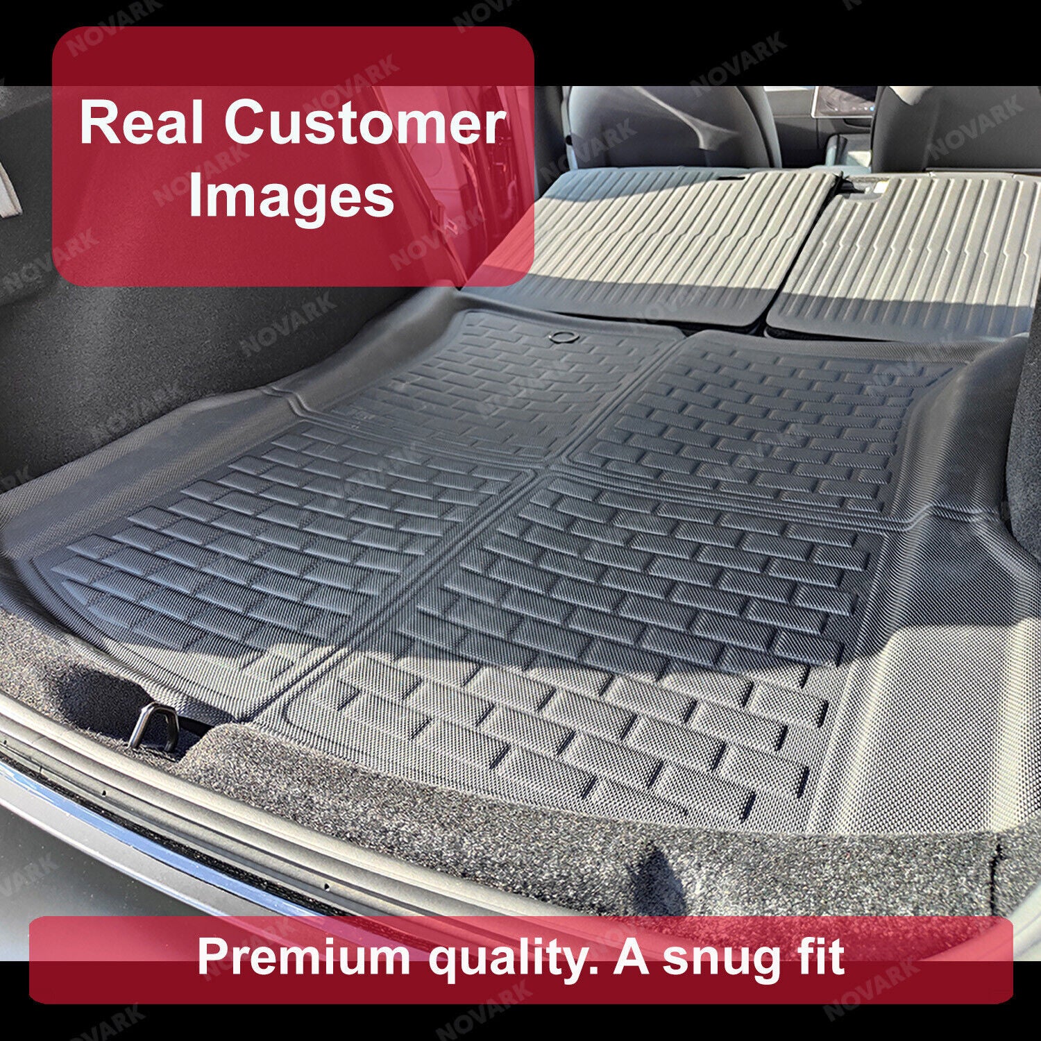 Tesla Model 3 2024 Highland XPE/Carpet Floor Mats Boot Liner Frunk Rear Seat