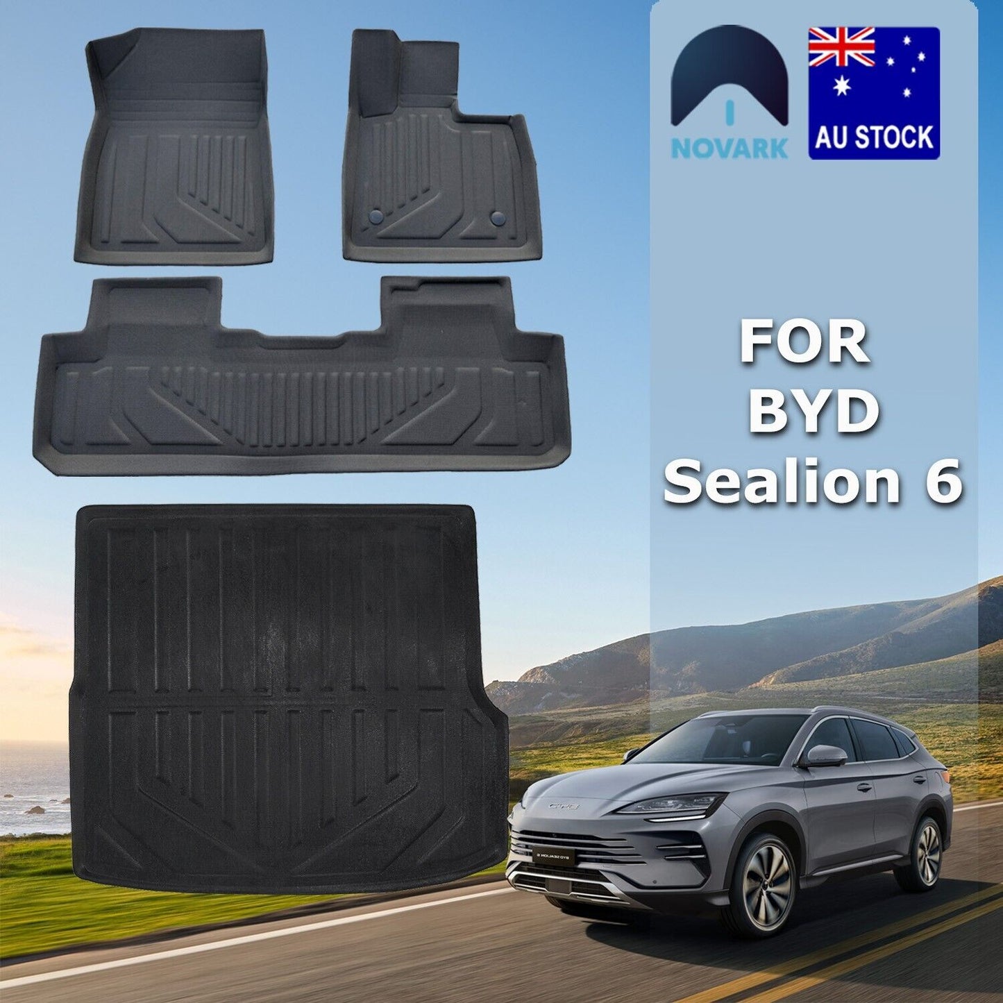 PRE-ORDER! All-Weather BYD Sealion 6 Floor Mats Boot Liner 3D XPE/Carpet