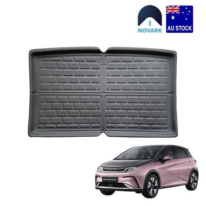 All-Weather Floor Car Cargo Trunk Kick Mats Boot Liner for BYD Dolphin 2023-2025